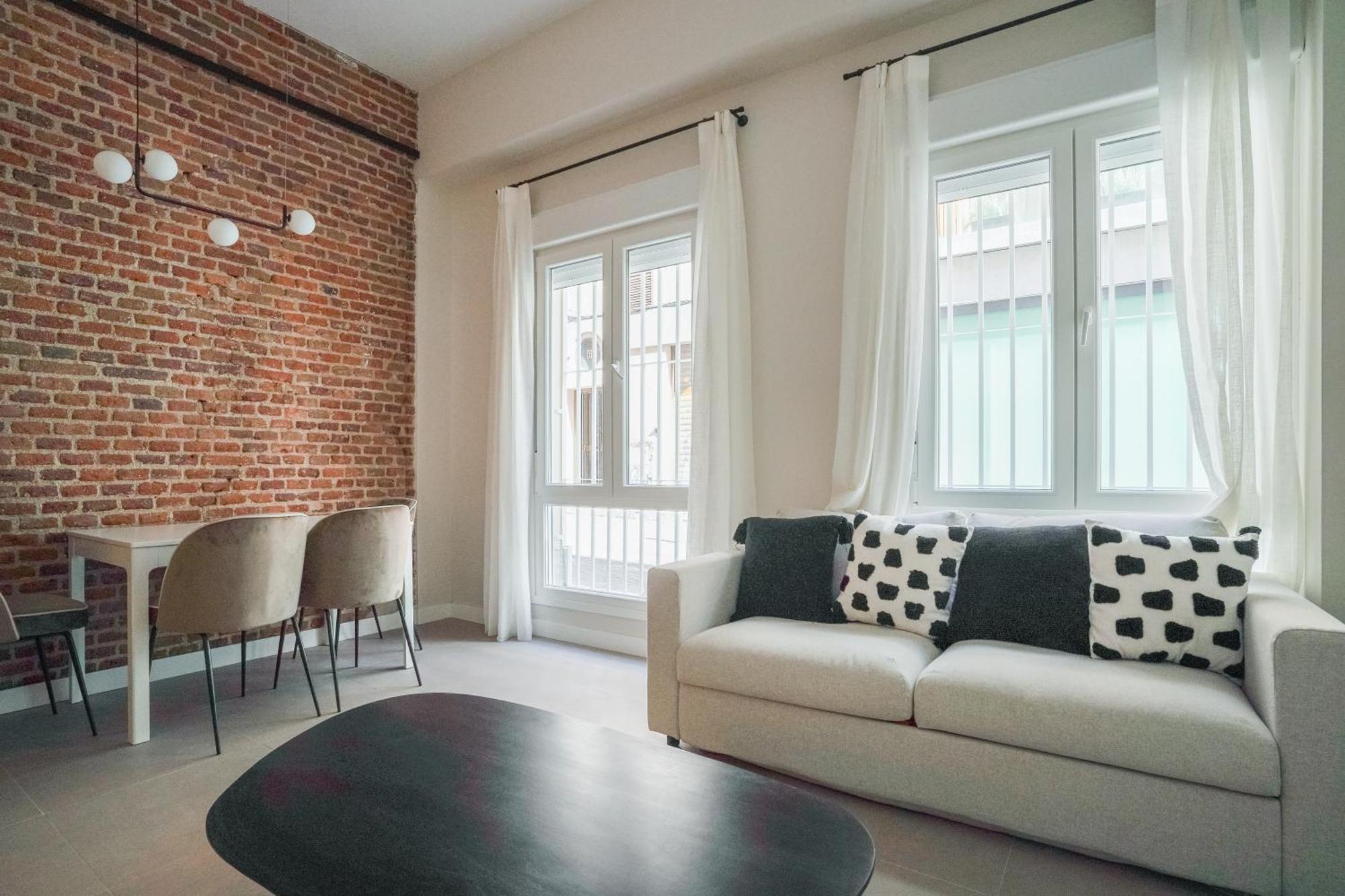 Modern Apartment-2Bedrooms 1Bath-Cuatro Caminos Madrid Exteriör bild